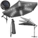 Parasol ogrodowy Classic LED 350cm Luverno - szary LED
