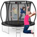 Trampolina Pumpkin 244cm 8ft Outtec - czarna