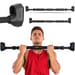 Drążek do podciągania rozporowy 70-100cm Gymtek - czarny