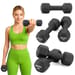 Zestaw hantli neoprenowych Hex 2x4kg Gymtek