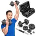 Zestaw hantli żeliwnych w walizce 20kg Gymtek