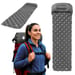 Materac trekkingowy dmuchany 238x70x5cm Outtec - cool grey