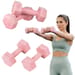 Zestaw hantli kompozytowych 2x1kg Gymtek - 2x1kg jasny róż