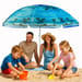 Parasol ogrodowy, plażowy, łamany Outtec WYPRZEDAŻ - niebieski