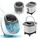 Masażer wodny do stóp, hydromasażer LED HydroFeet Pro Kedica - grey LED