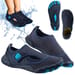 Buty do wody dla dzieci, na rzepy Splash Up Jr Outtec - granatowe