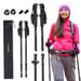 Kije nordic walking regulowane Alu 3 Sections Outtec - Alu 3 czarne