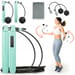 Bezprzewodowa inteligentna skakanka z licznikiem i bluetooth Smart Gymtek - czarna