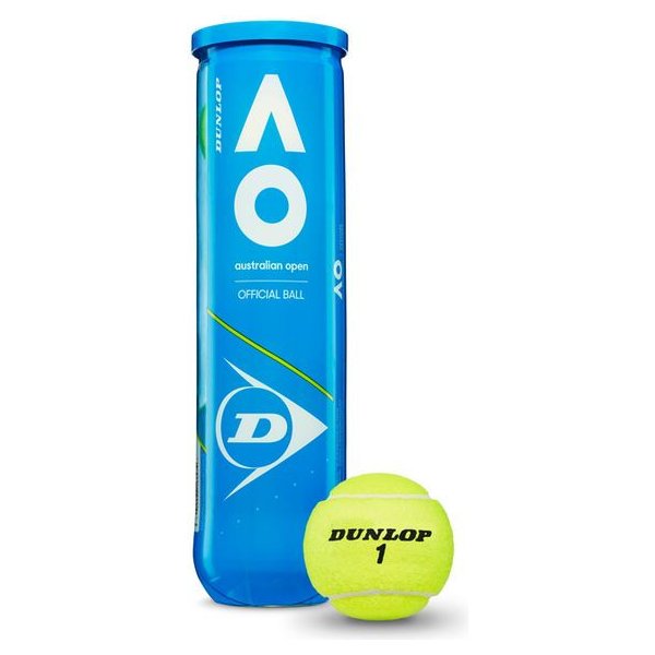 Piłki do tenisa ziemnego Australian Open 4szt. Dunlop